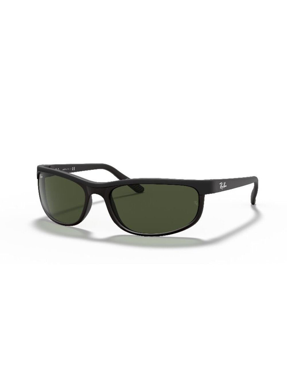 New Ray-Ban Unisex Sunglasses Black Square Green Lens Injected Frame Ray Ban 2
